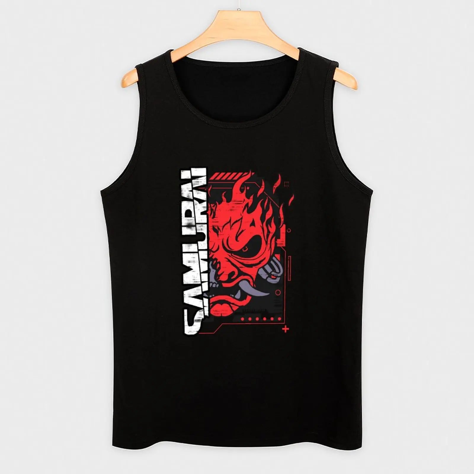 Samurai Rock Band Men's Sleeveless Gym Tank Top