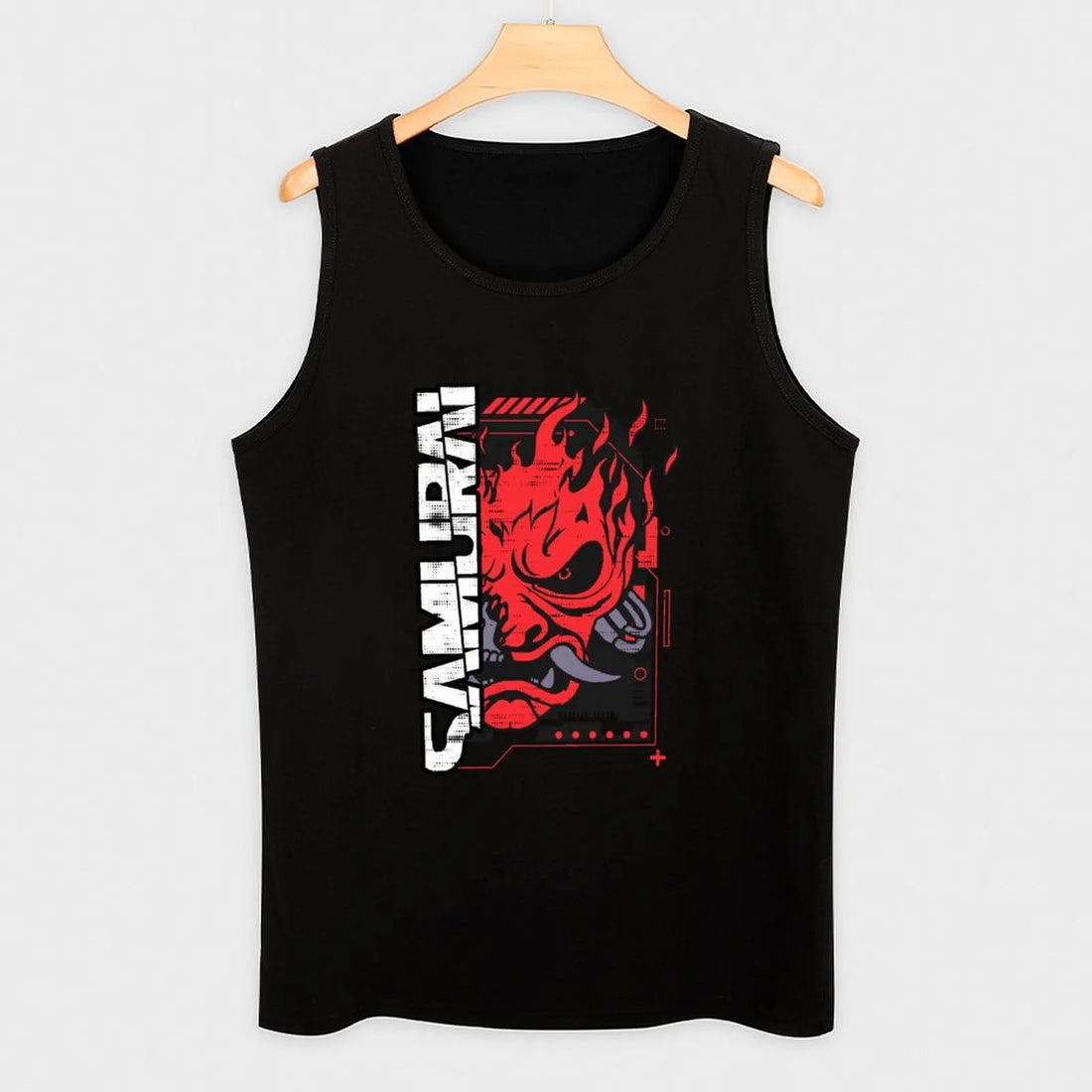 Samurai Rock Band Men's Sleeveless Gym Tank Top