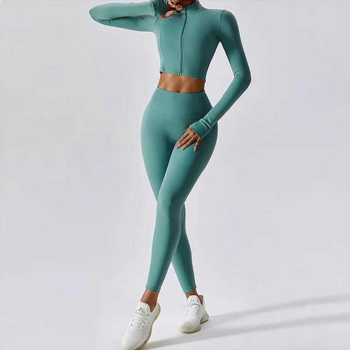 Women's 3 Piece ActiveWear Workout Outfit