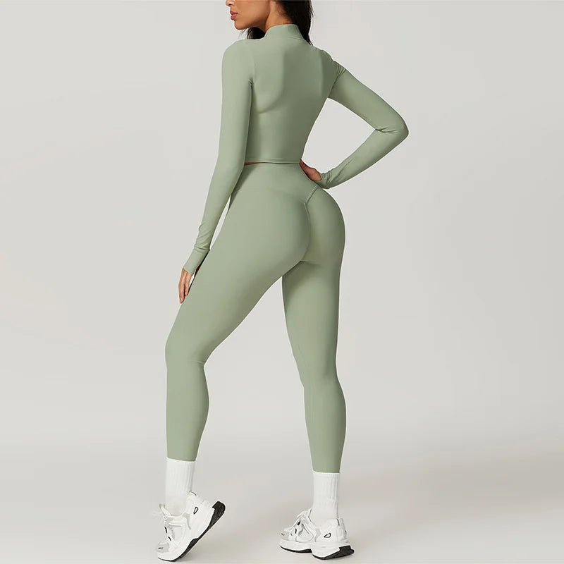 Women's 3 Piece ActiveWear Workout Outfit