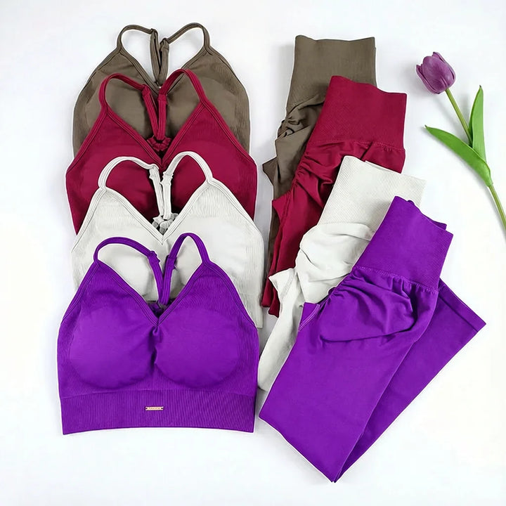 Women's Seamless High Waist Yoga Gym Set