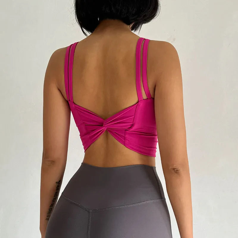 Women's  Sexy Push Up Yoga Top Sports Bras
