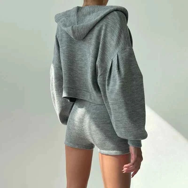 Women's Solid Sport 3-Piece Tracksuit Set