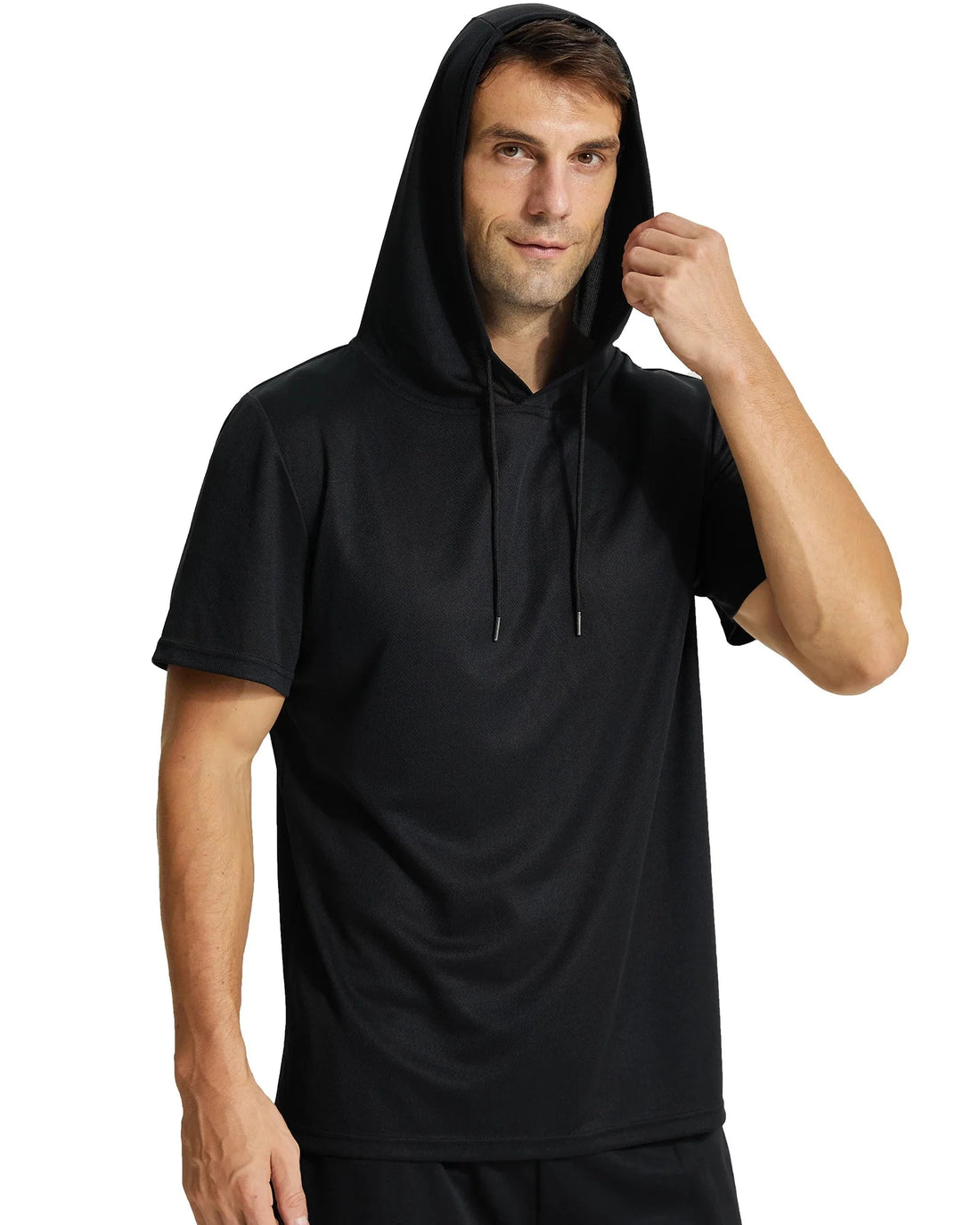 Men's Workout Hooded T-Shirts