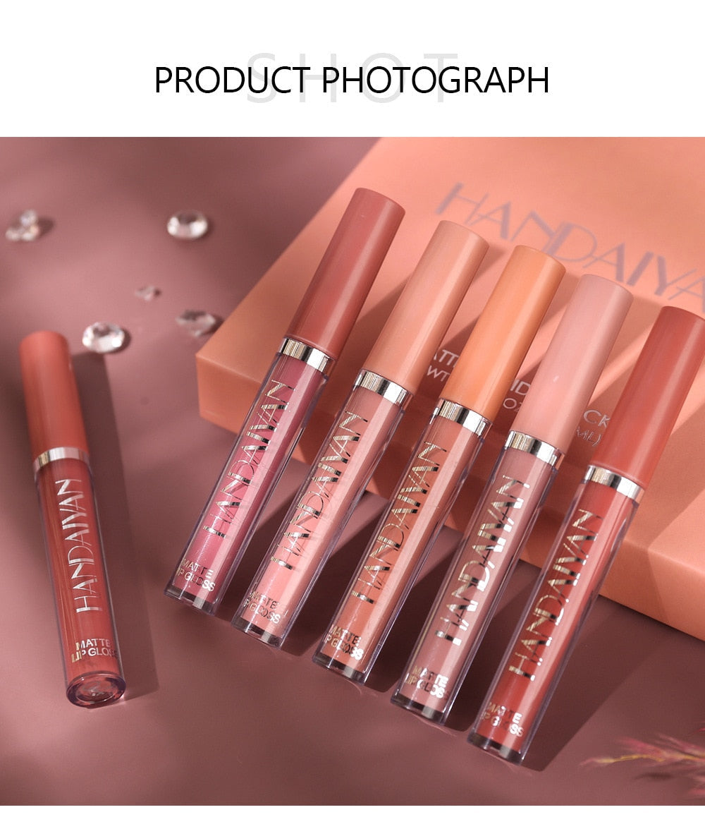 Ultra Matte Velvet Waterproof Long Lasting Liquid Lip Gloss Set
