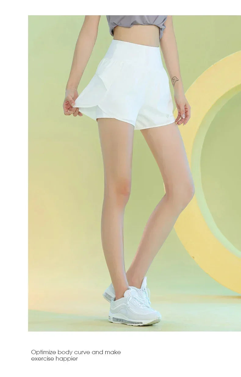Lightweight Yoga Shorts for Women with Pockets