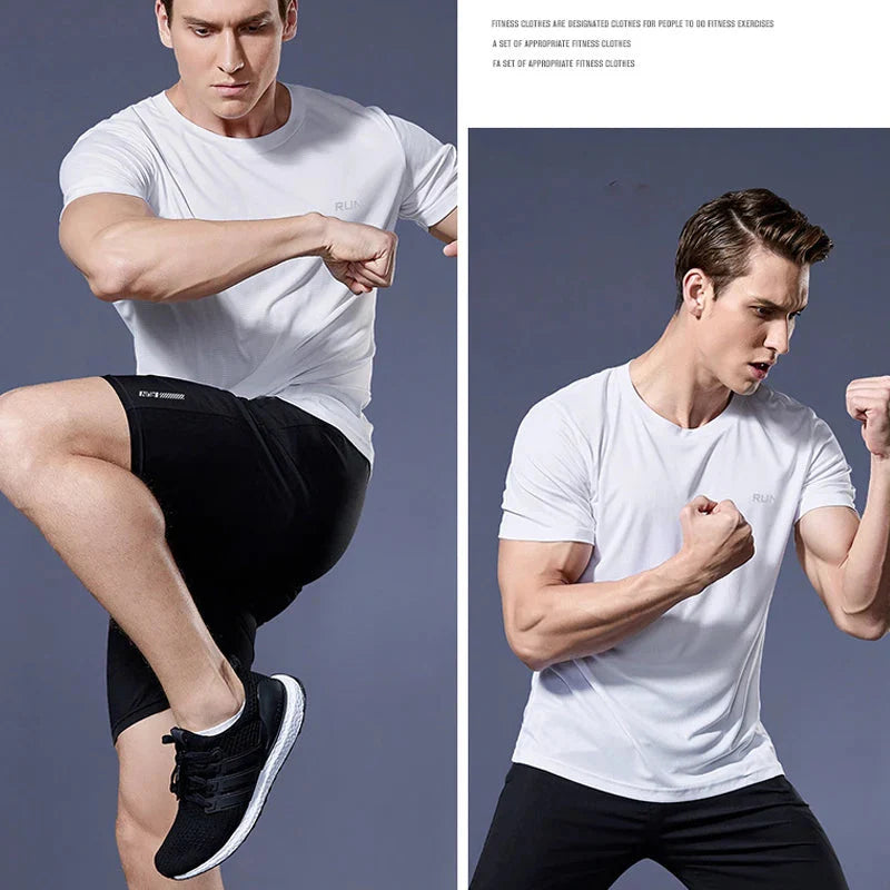 Men's Quick Dry Compression Running T-Shirt