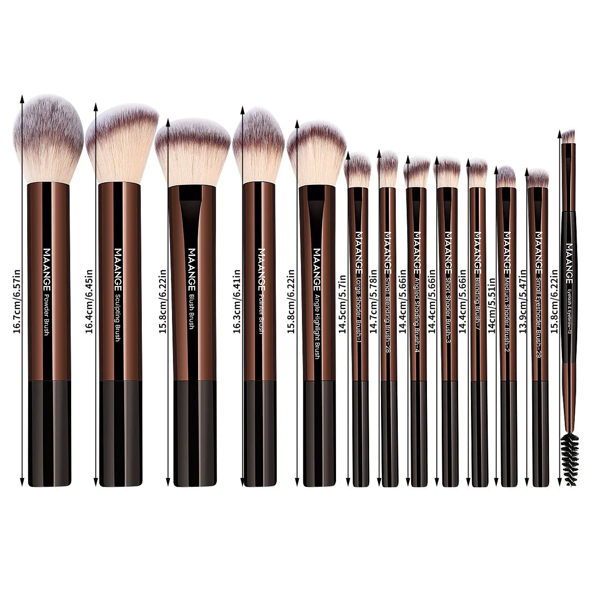 13PCS Makeup Kabuki Blendable Brush Set