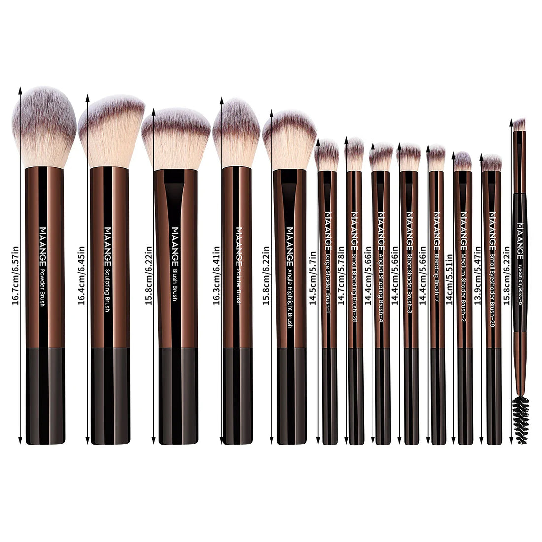 13PCS Makeup Kabuki Blendable Brush Set
