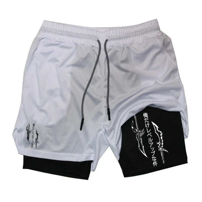 FlexiFit Men's 2-in-1 Performance Running Shorts