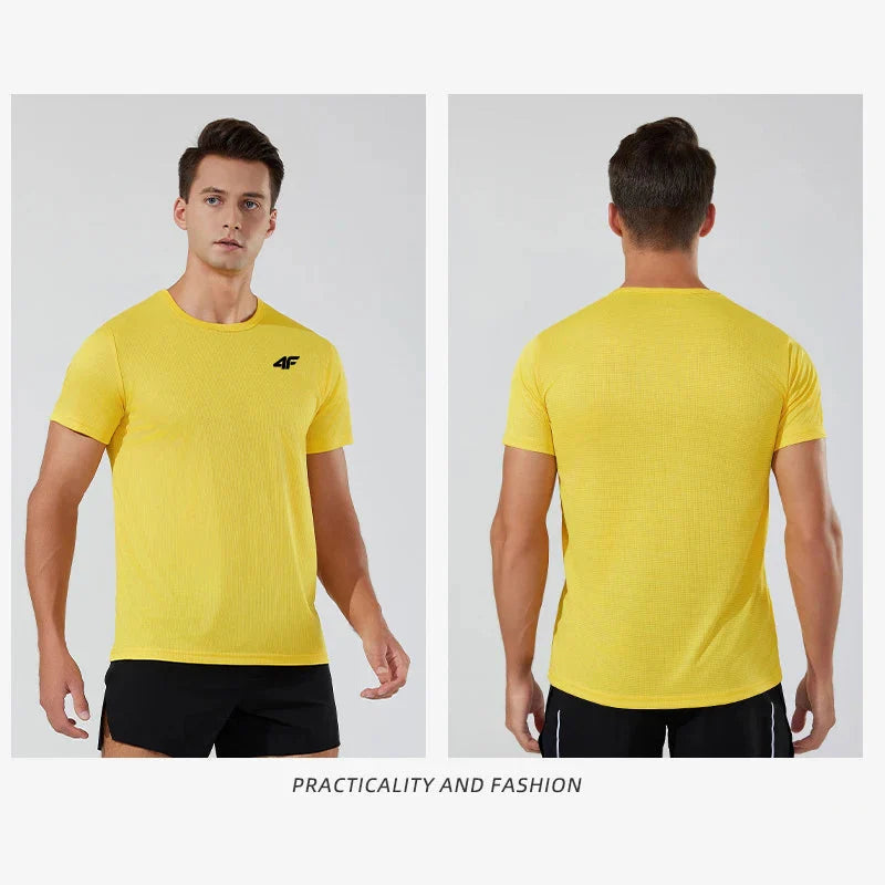 Men's Summer Exercise Training Quick Dry T-shirt