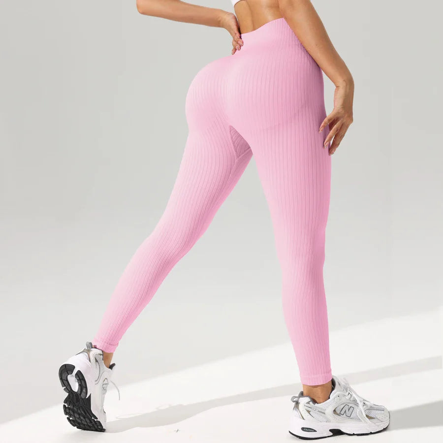 Women's Seamless Tummy Control Yoga Workout Leggings