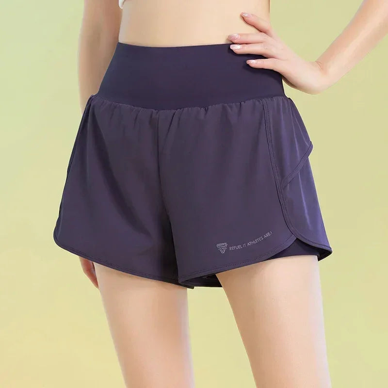 Lightweight Yoga Shorts for Women with Pockets