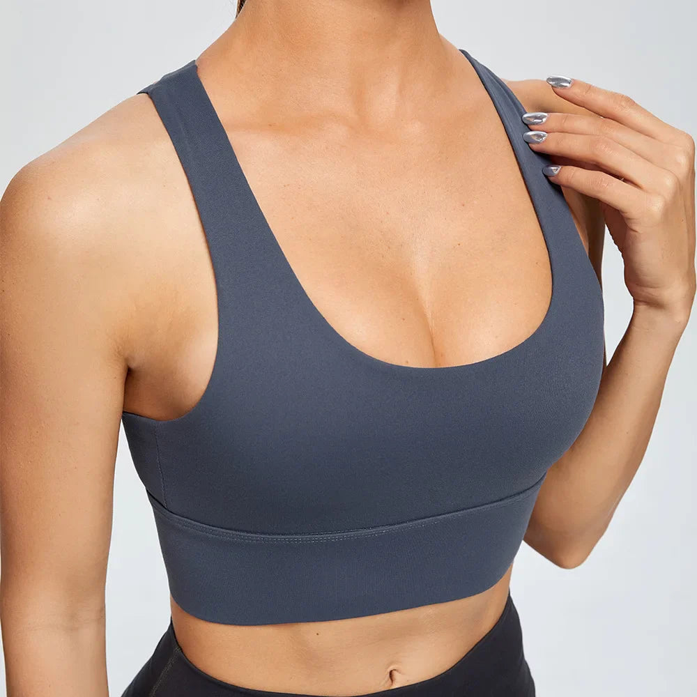 Women's High Impact Sports Bra with Back Closure