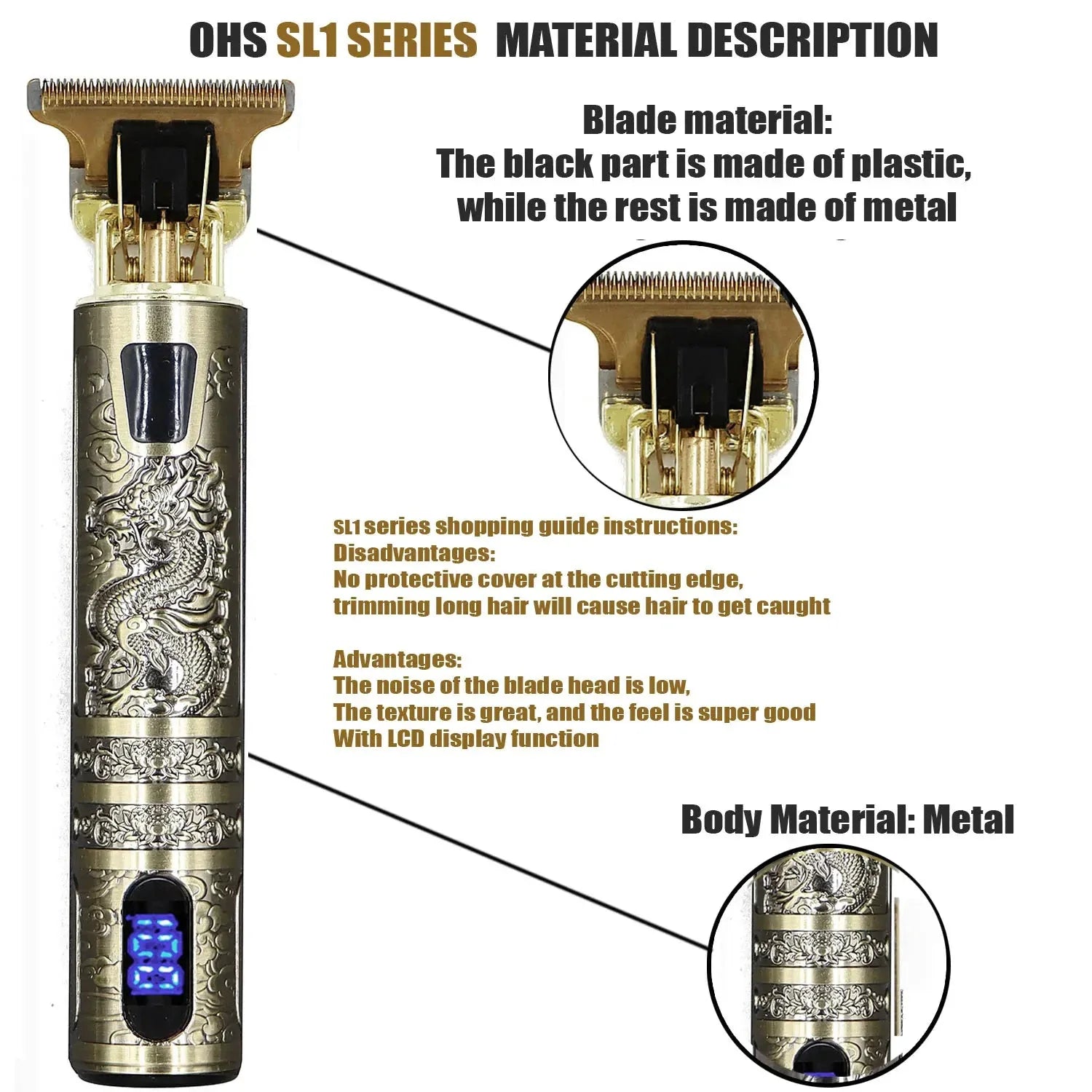 T9 Electric Men's Hair Clippers