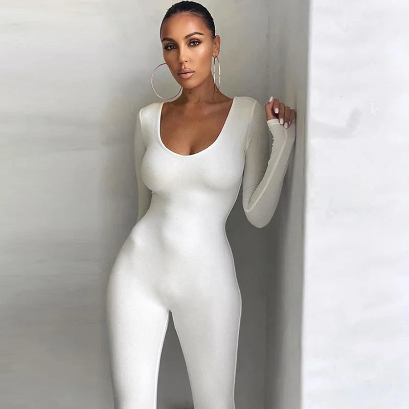 Woman's Full Body Activewear Jumpsuit