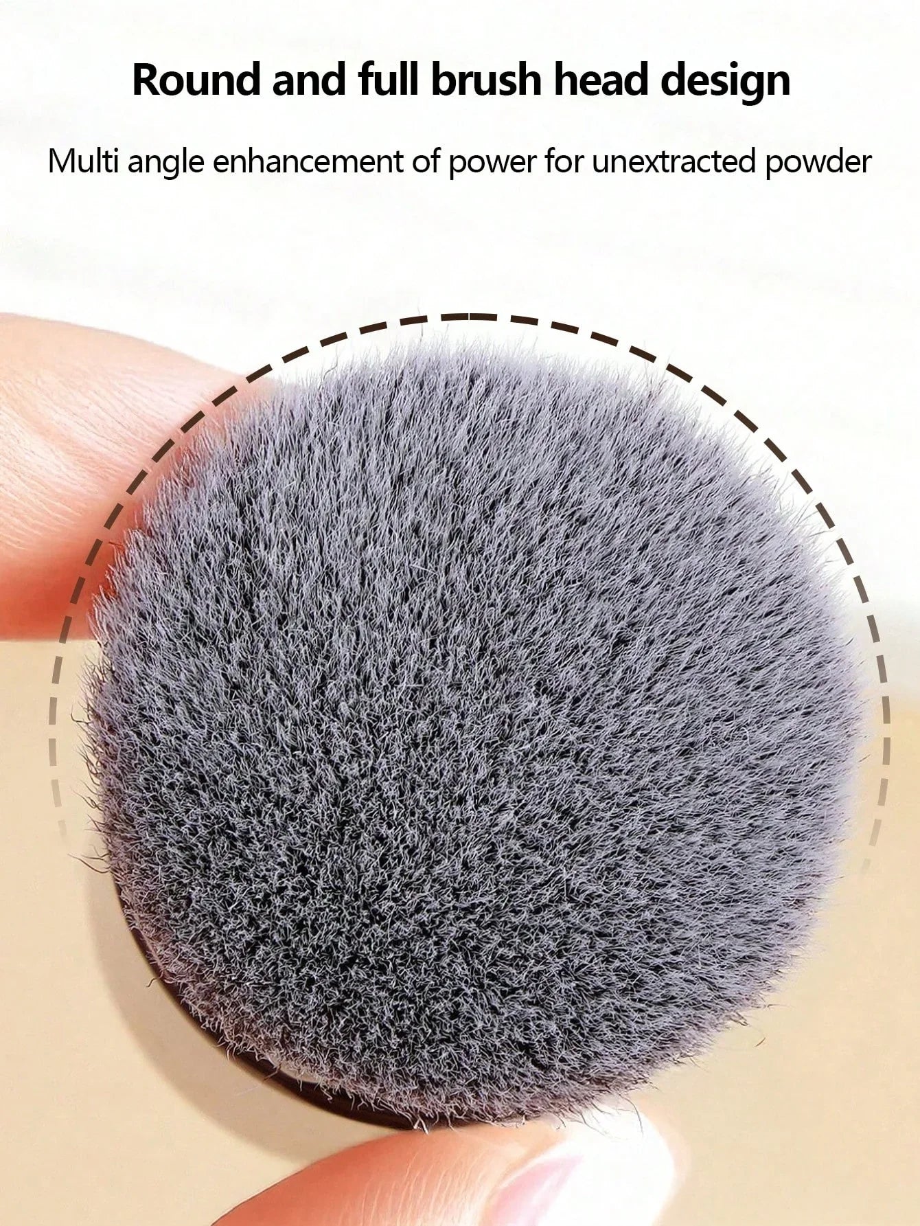 7pcs Professional Makeup Brush Set, Includes: 4pcs Dual-Ended Face Brushes, 1pc Angled Brush, 1pc Short Handle Foundation Brush,