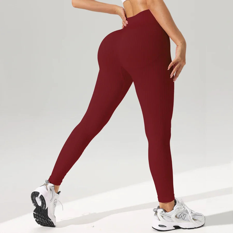 Women's Seamless Tummy Control Yoga Workout Leggings