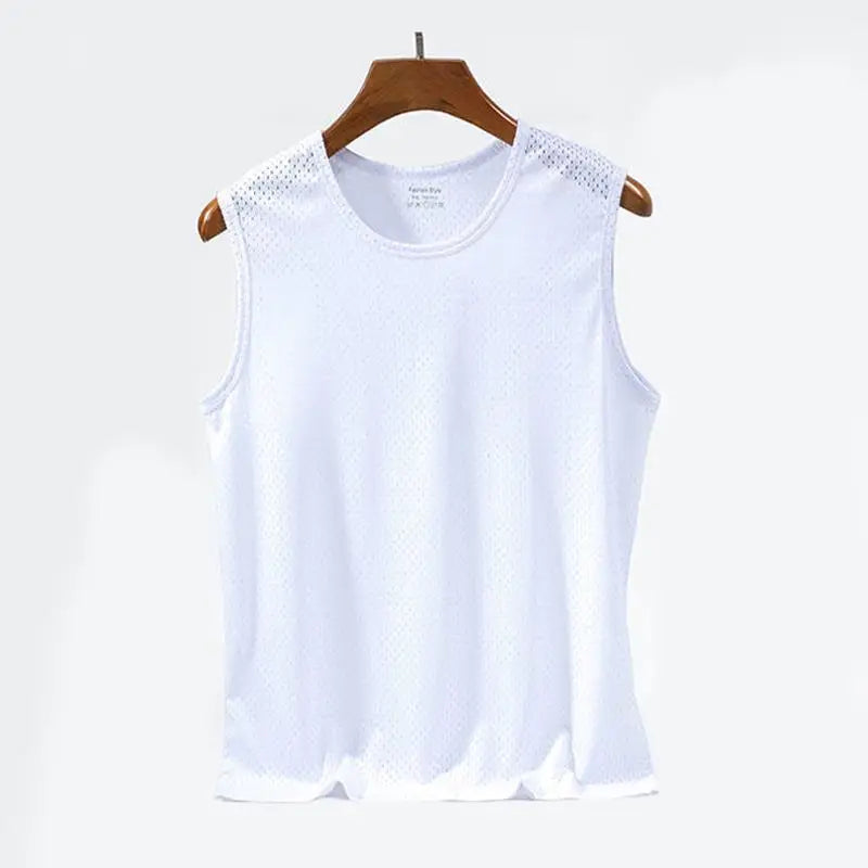 Men's Ice Silk Mesh Tank Tops