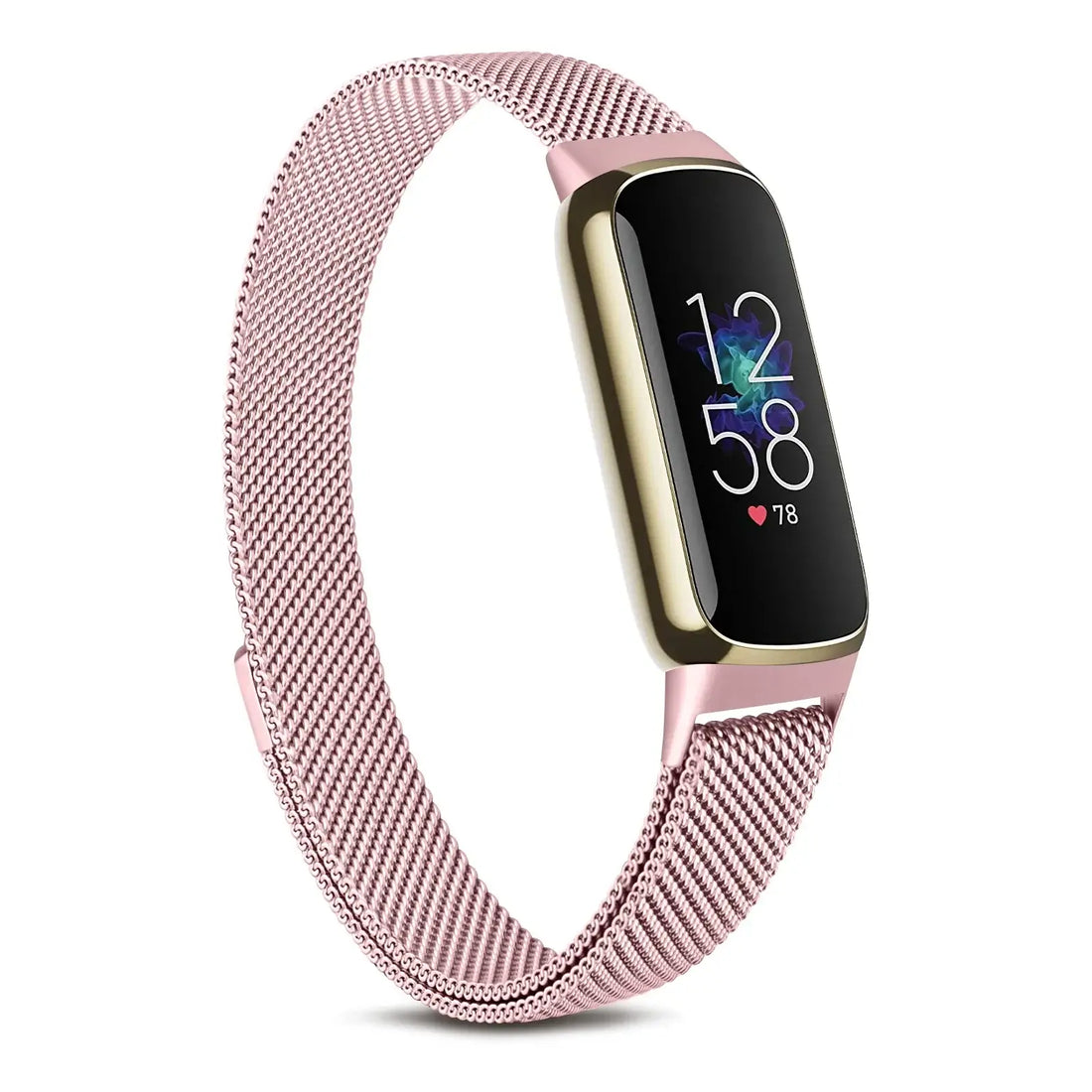 Fitbit Luxe Steel Magnetic Band - Elegant Mesh Design