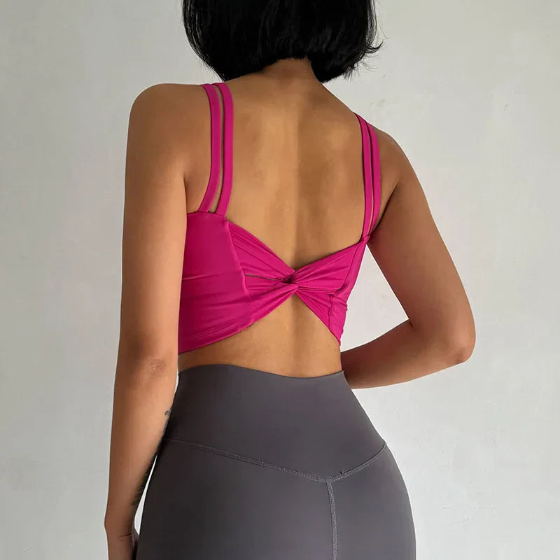 Women's  Sexy Push Up Yoga Top Sports Bras