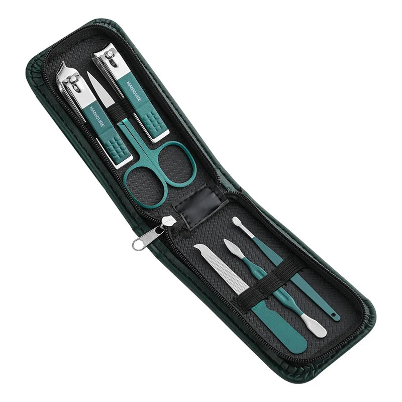 Nail Scissors 6 Piece Set High End Men's And Women's Manicure Beauty Tools