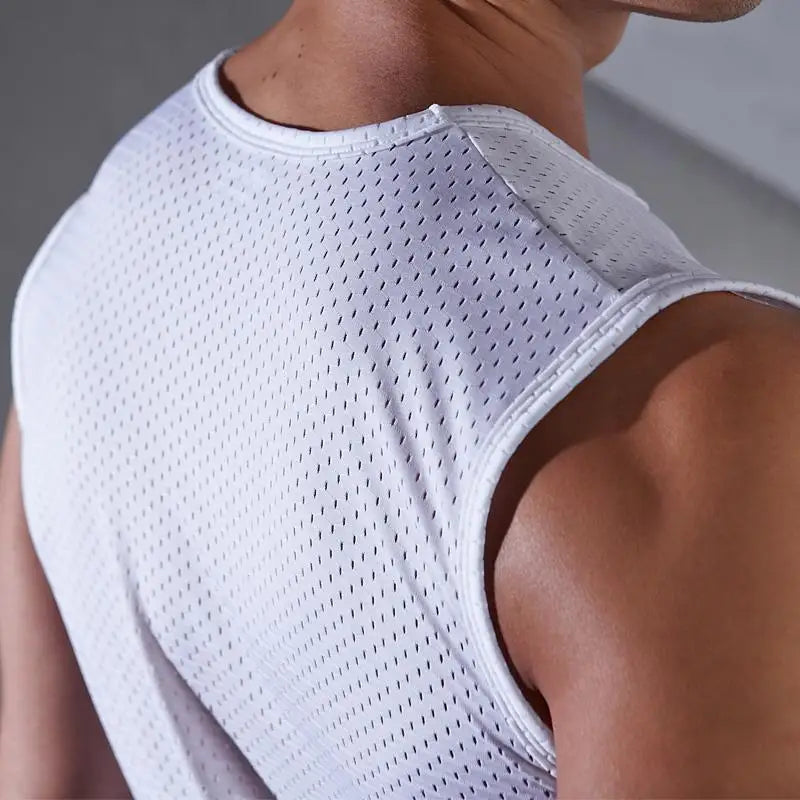Men's Ice Silk Mesh Tank Tops