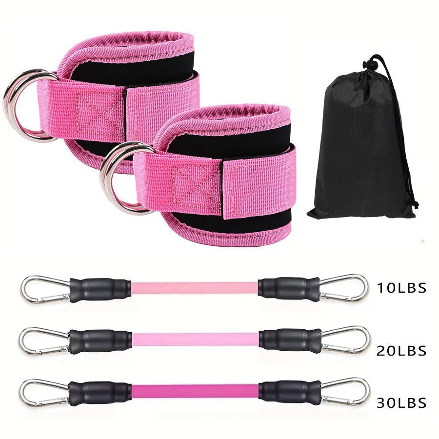 Yoga Ankle Straps Resistance Bands Set