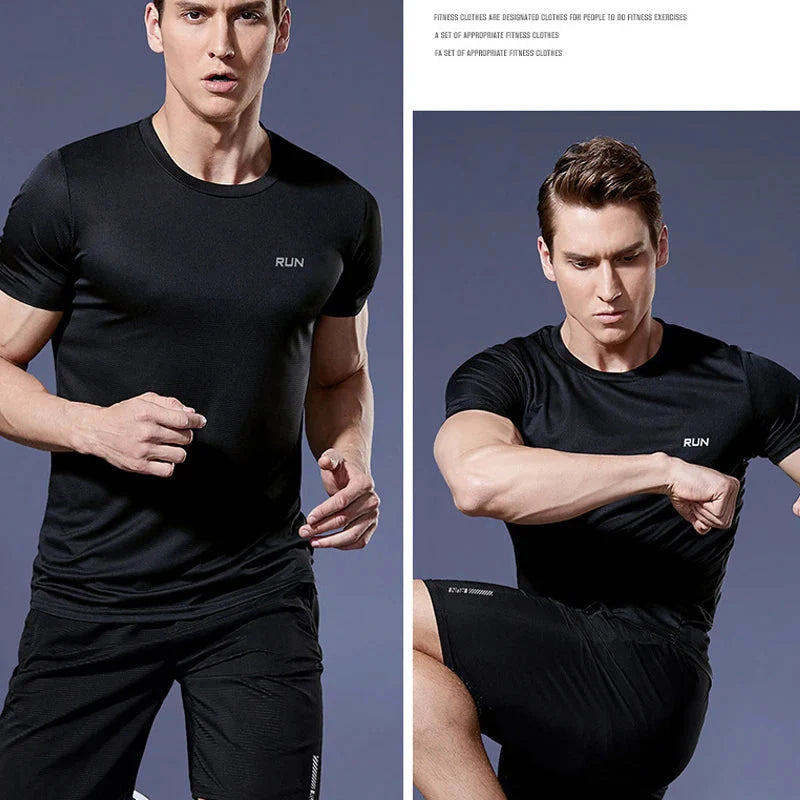 Men's Quick Dry Compression Running T-Shirt