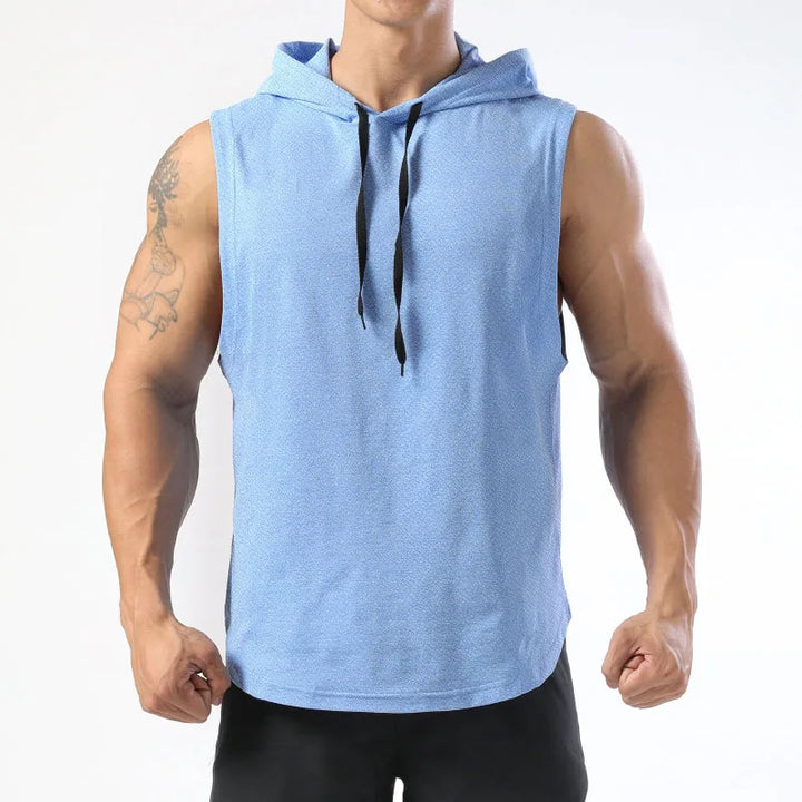 Men's Sleeveless Workout Hoodies