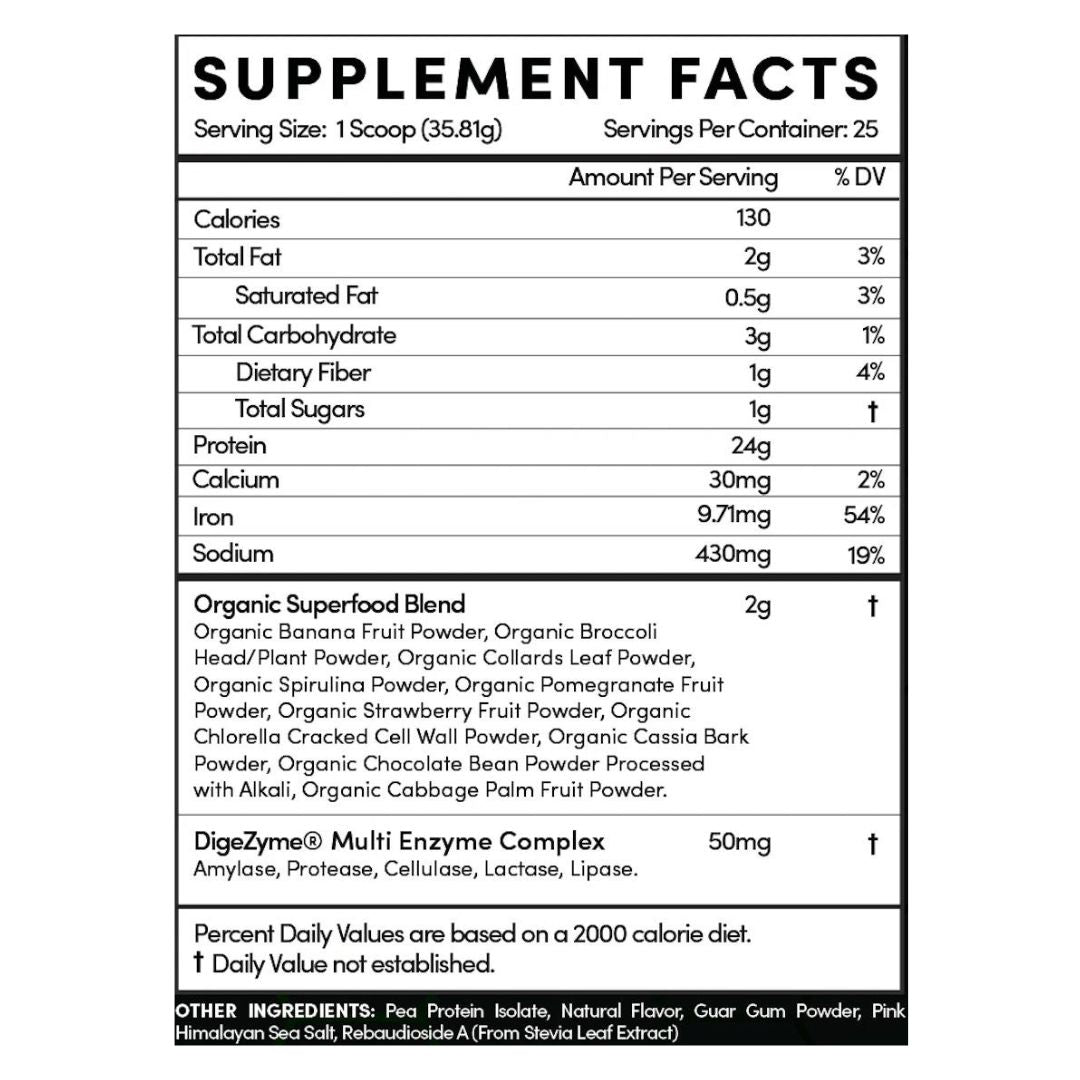 Thentic Vanilla Plant Protein