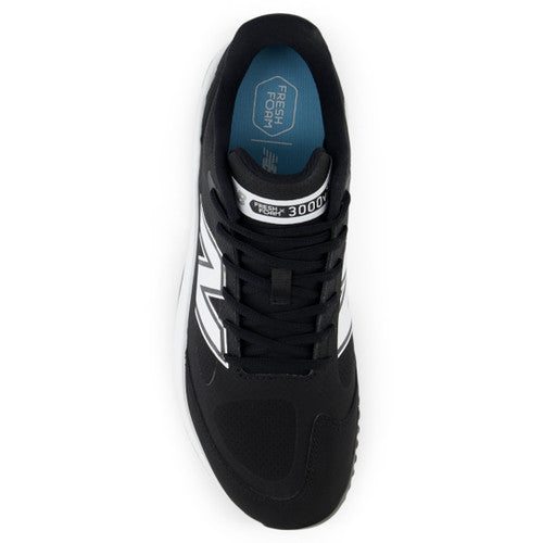 New Balance 3000v7 Men's Turf Shoe - Black/White