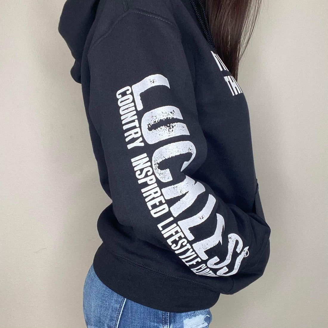 Women's Thick Thighs Thin Patience Graphic Hoodie