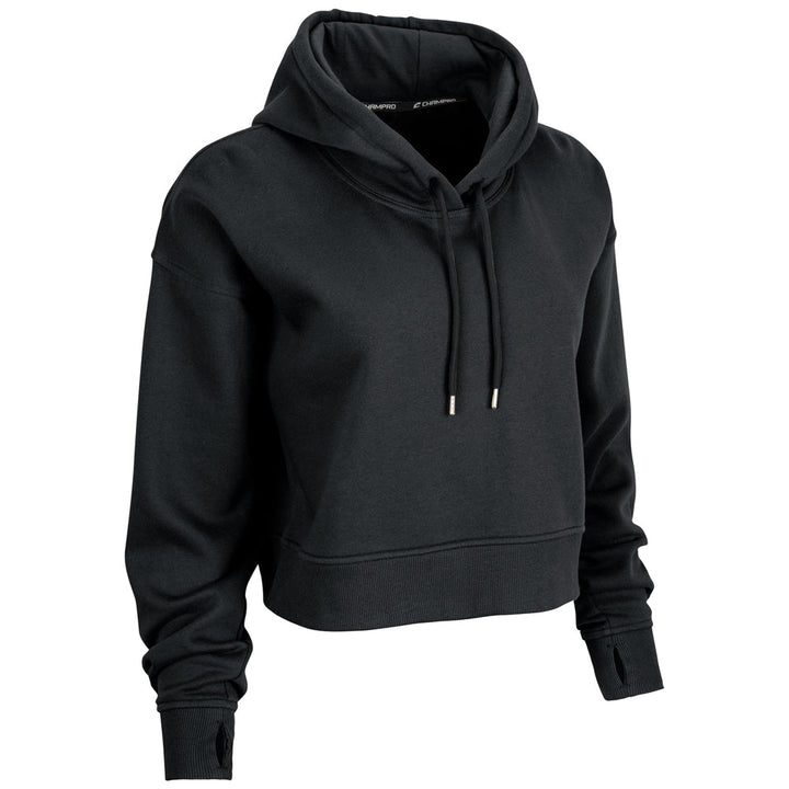 VICTORY FLEECE WOMEN'S CROP HOODIE
