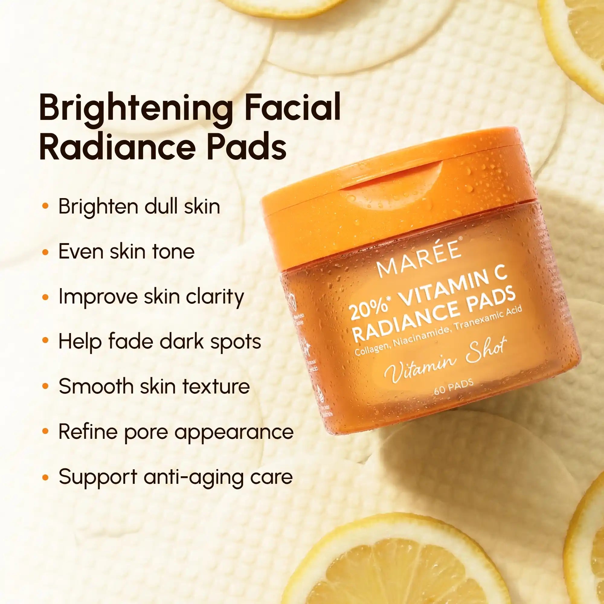 Marée® Vitamin C Radiance Pads