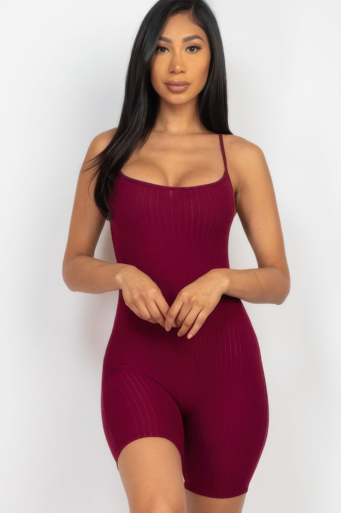 Women's Ribbed Bodycon Romper