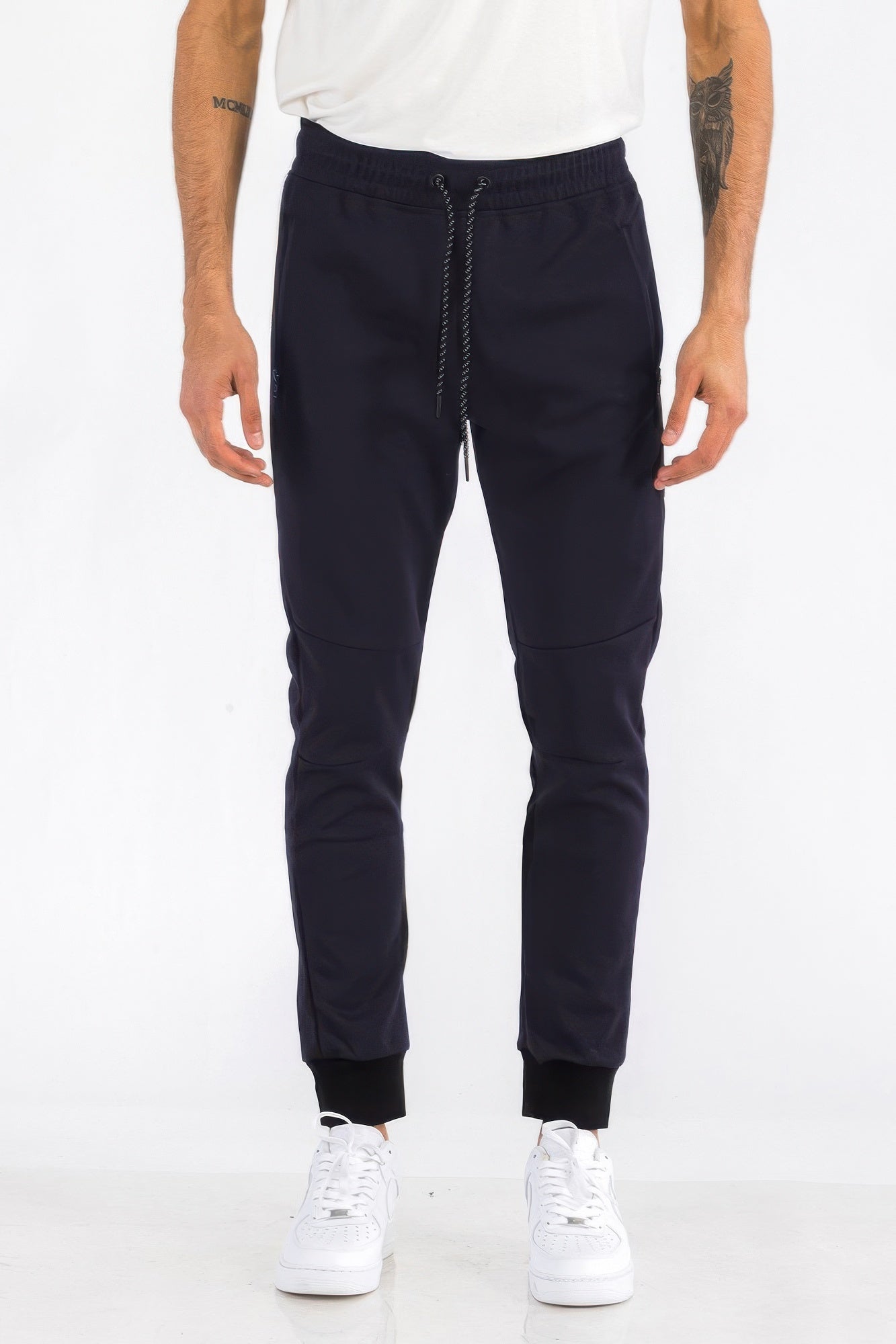 Men's Solid Heathered Jogger Pants