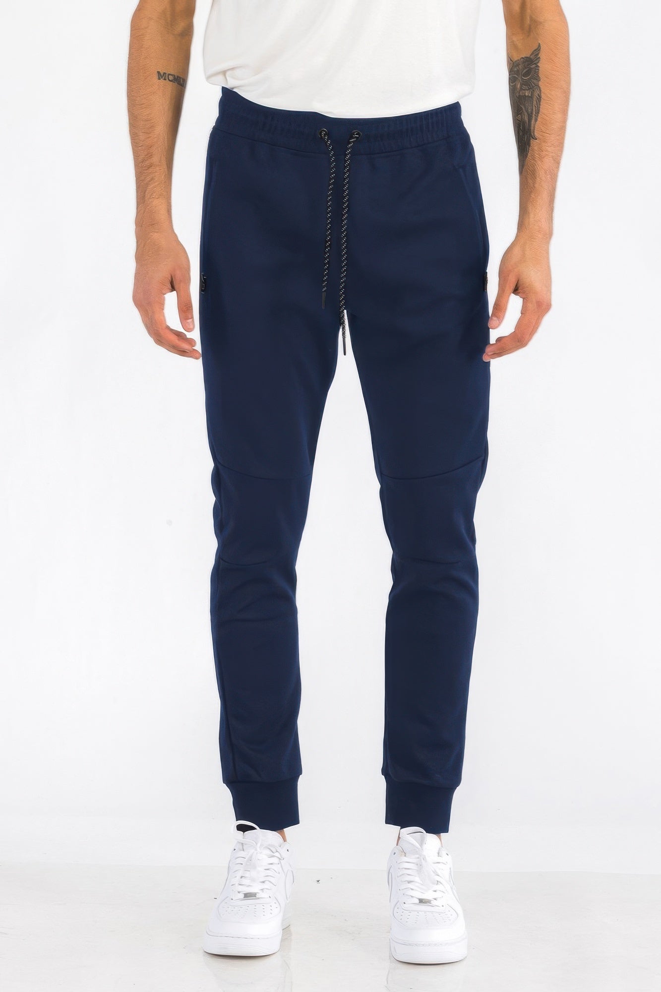 Men's Solid Heathered Jogger Pants