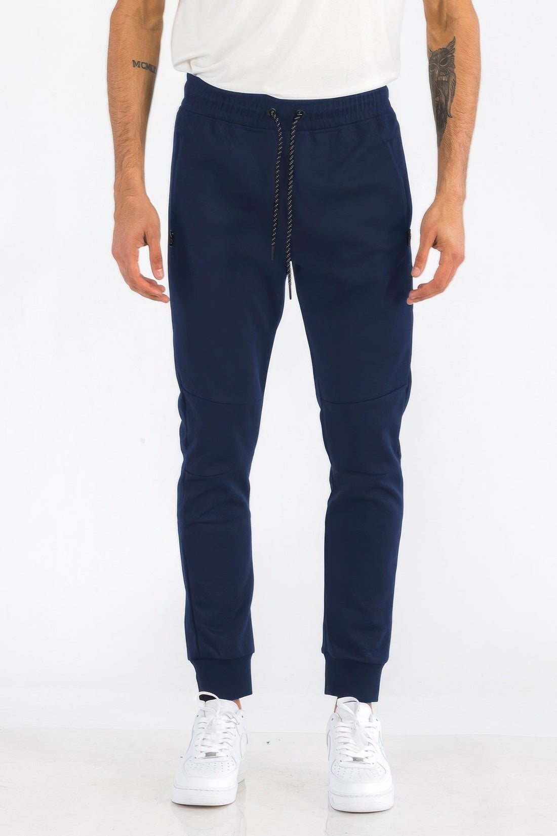 Men's Solid Heathered Jogger Pants