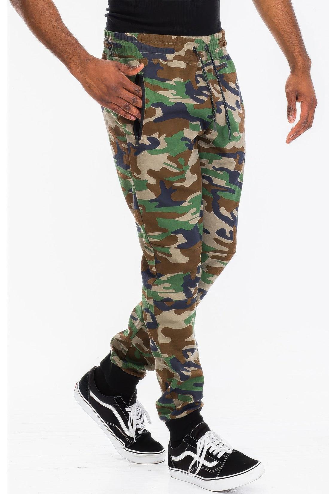 Men's Solid Heathered Jogger Pants