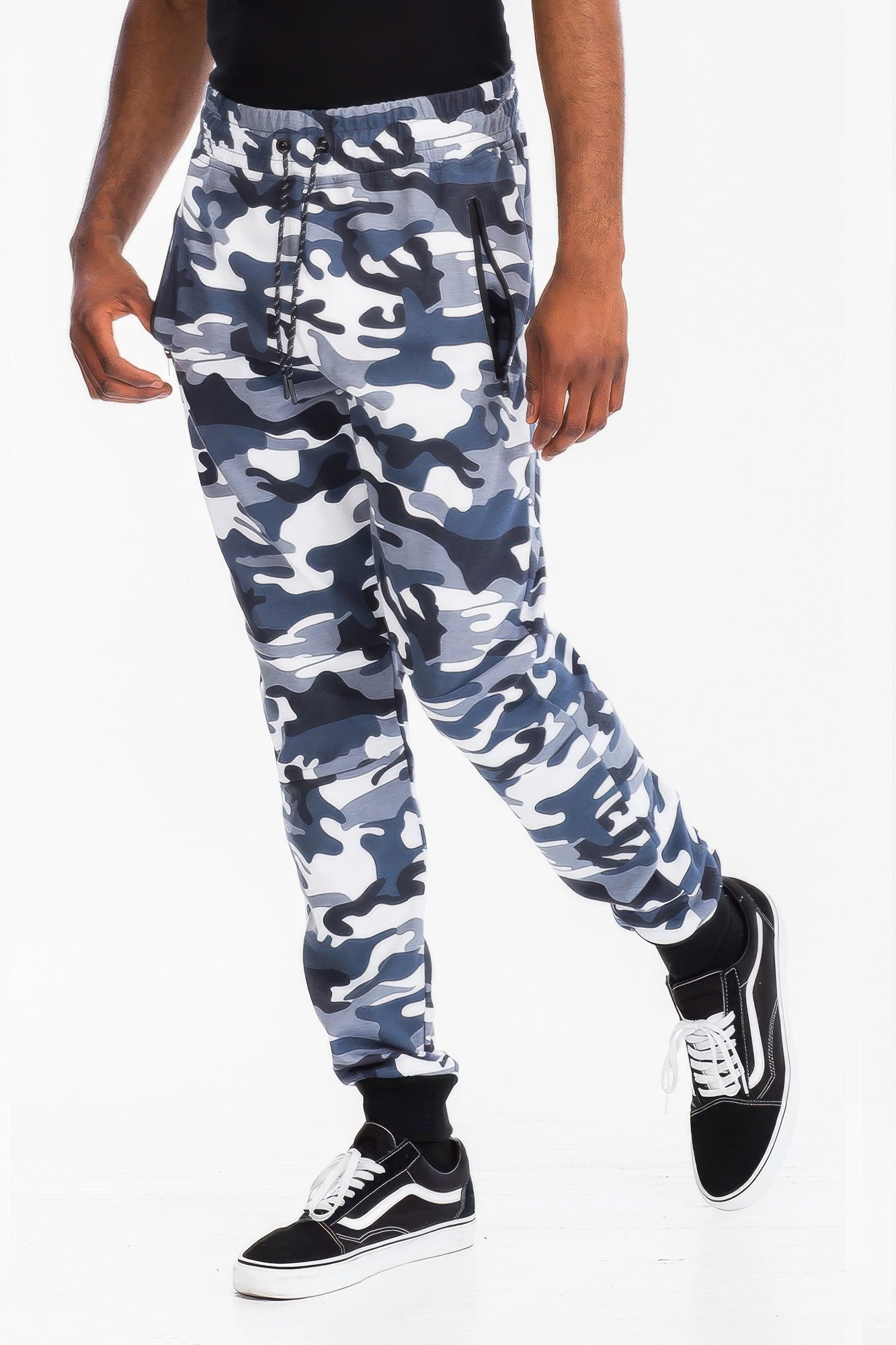 Men's Solid Heathered Jogger Pants