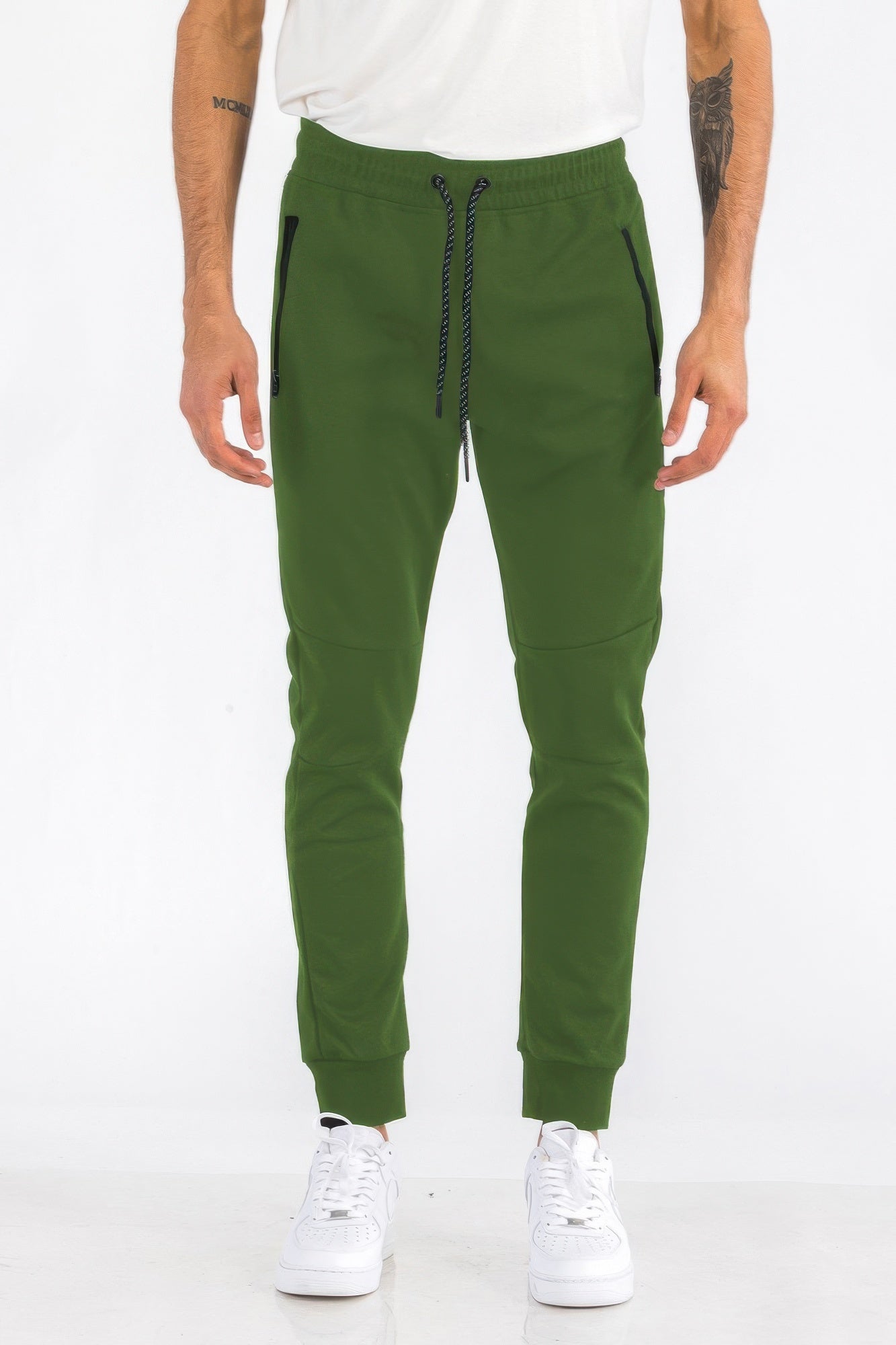 Men's Solid Heathered Jogger Pants