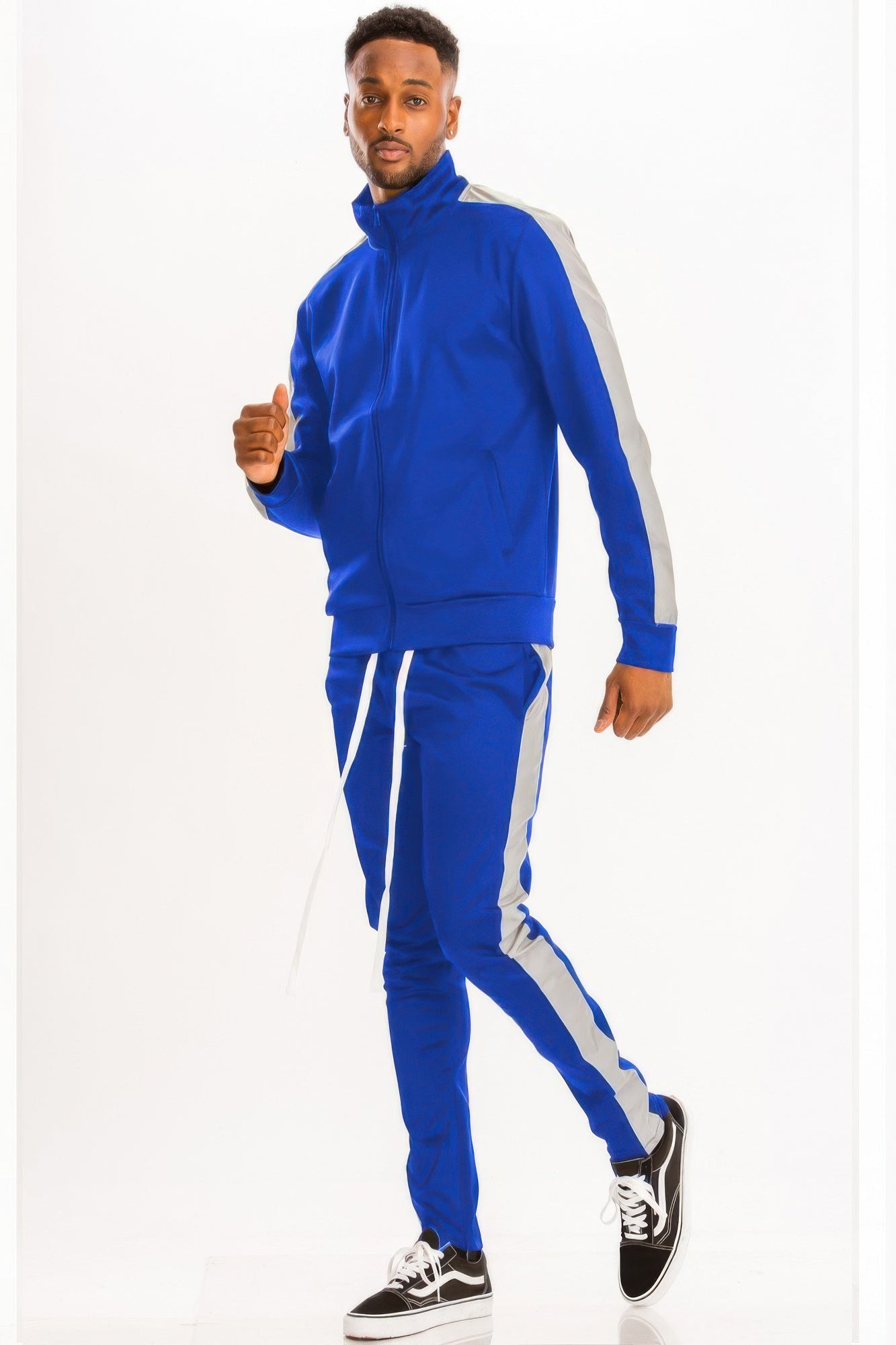 Men's Single Stripe Track Set