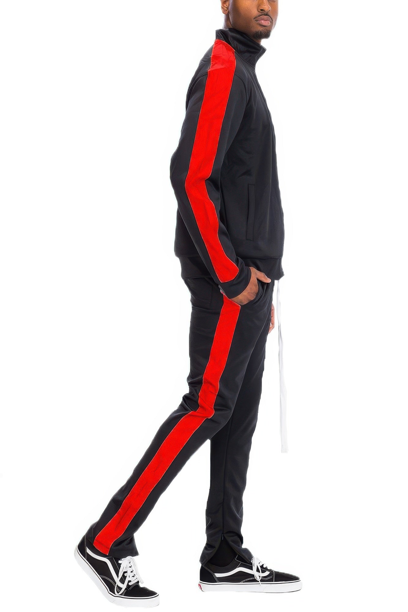 Men's Single Stripe Track Set