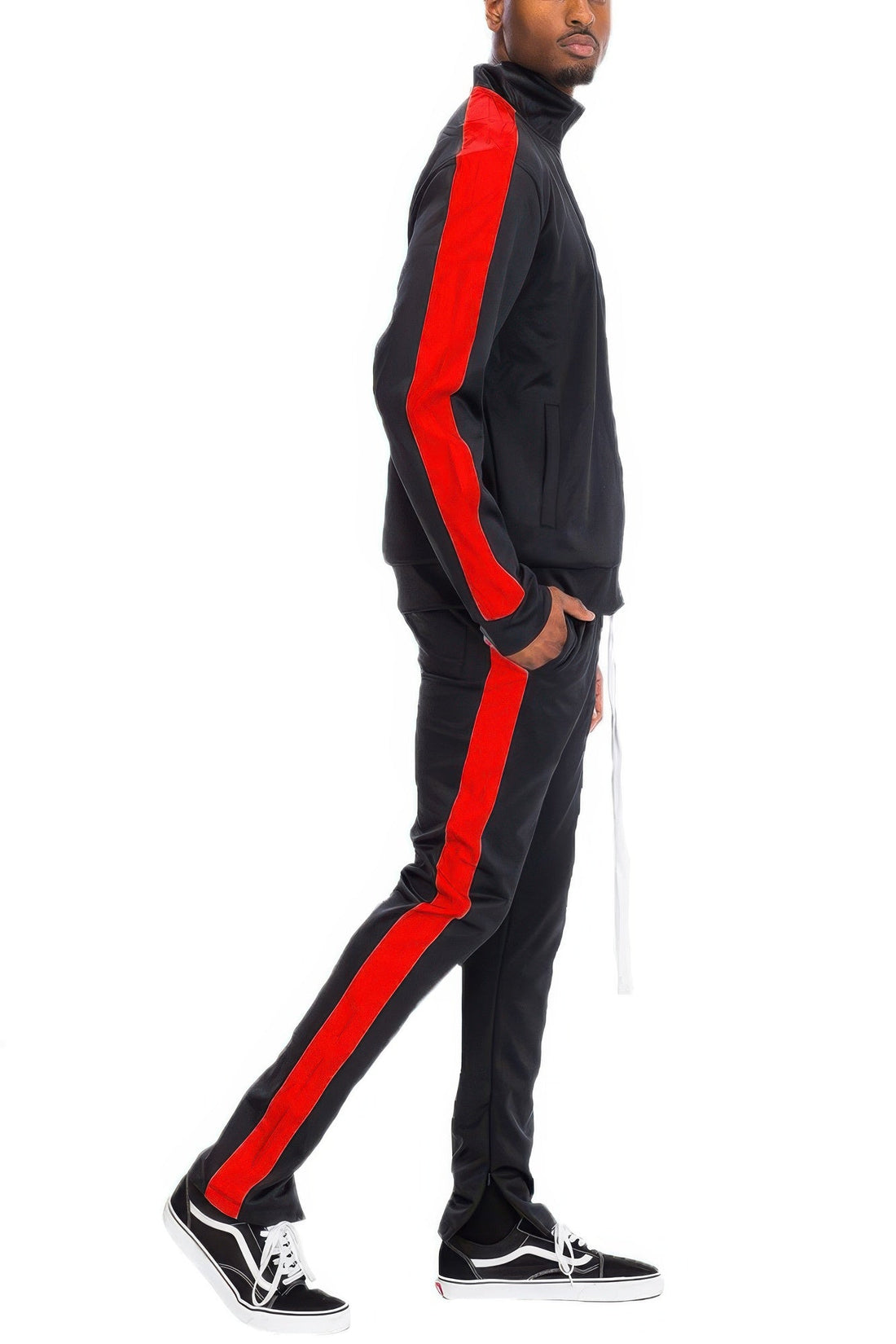 Men's Single Stripe Track Set