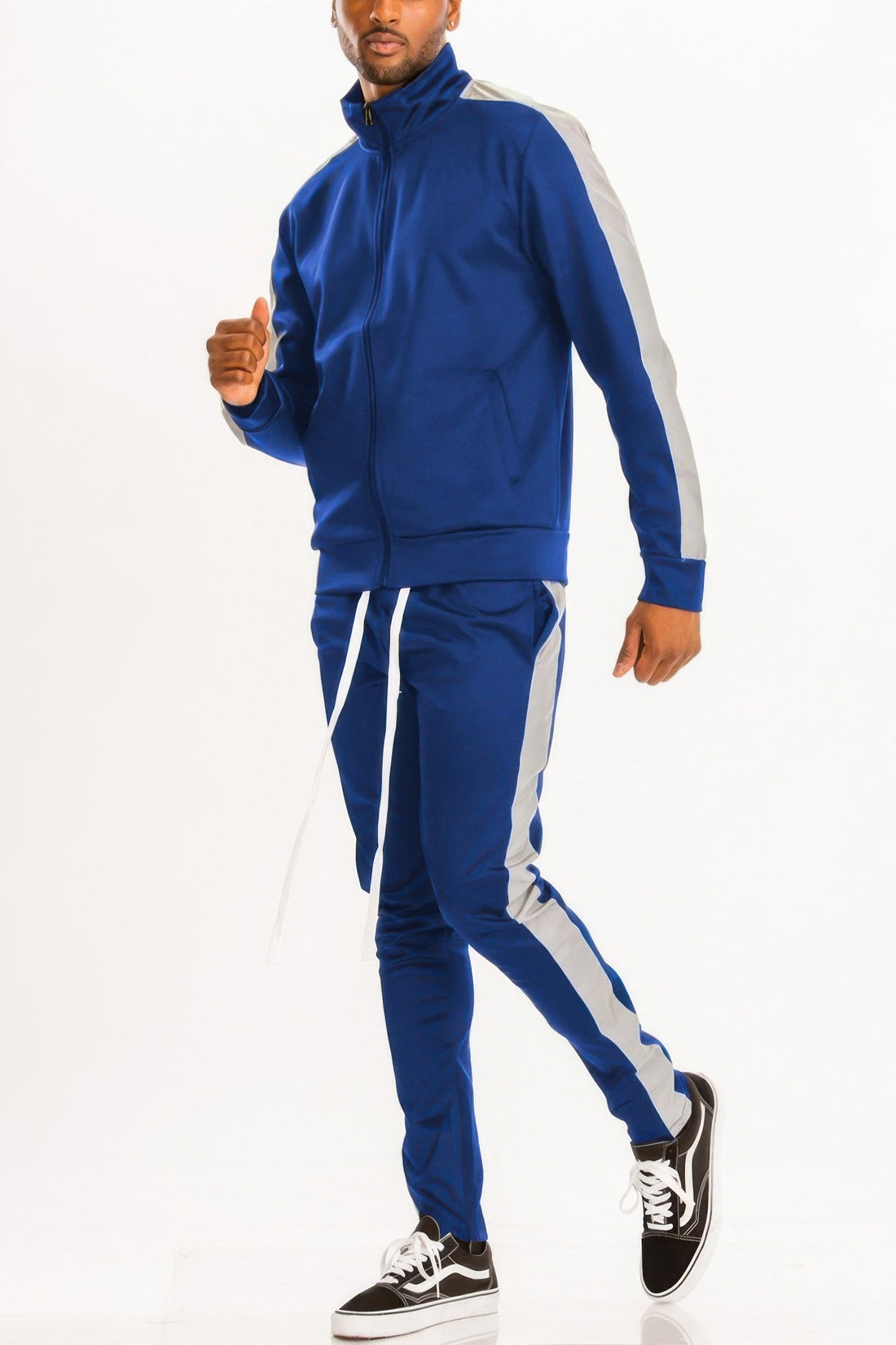 Men's Single Stripe Track Set