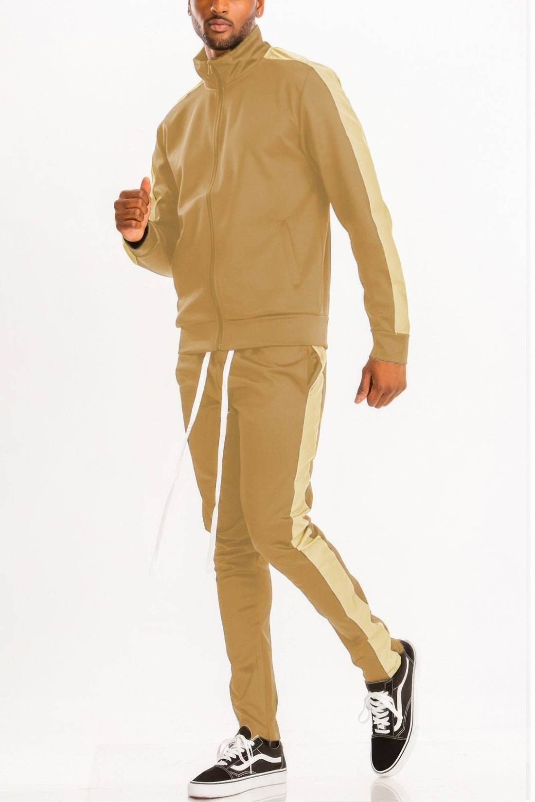 Men's Single Stripe Track Set