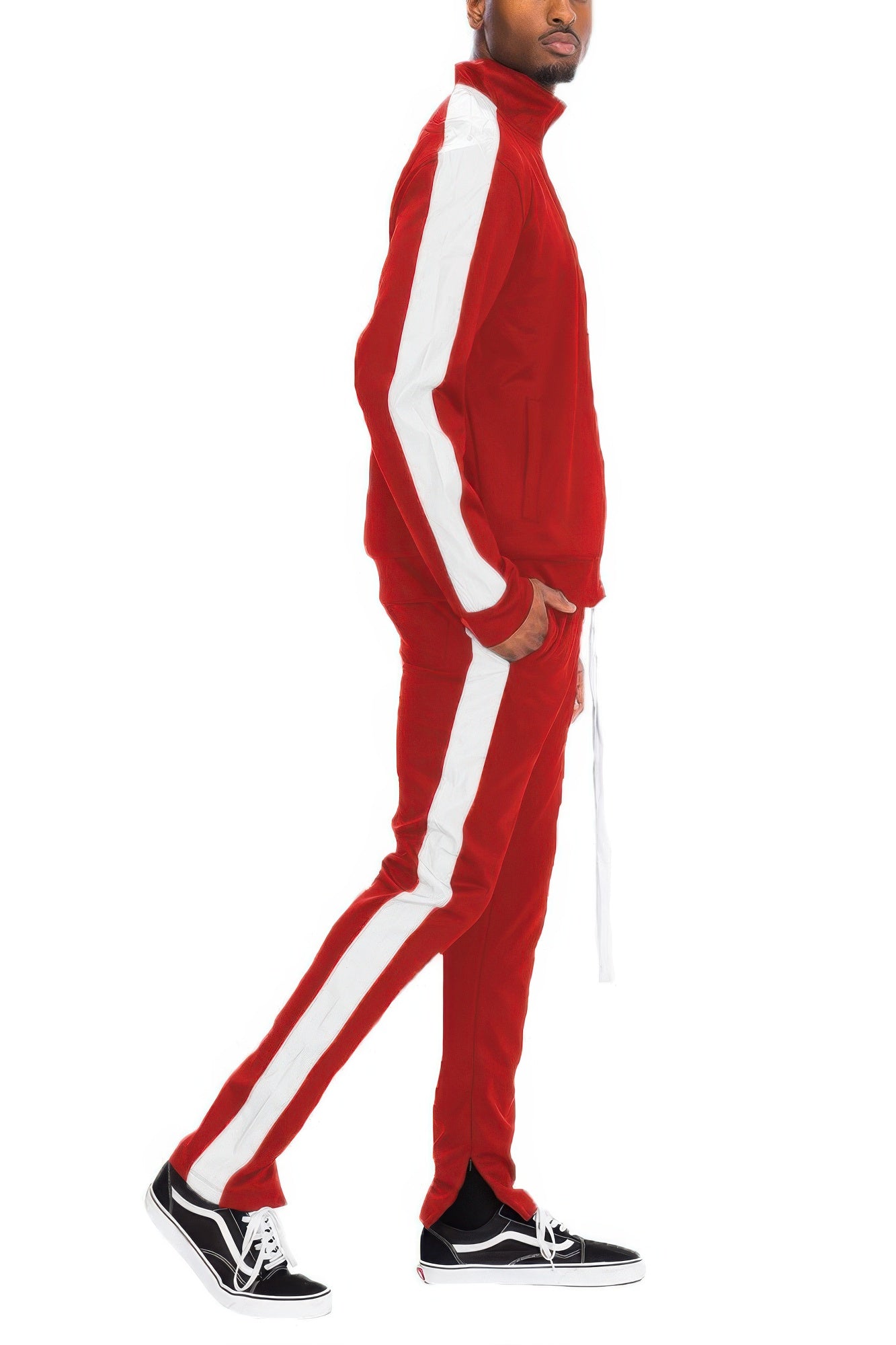 Men's Single Stripe Track Set