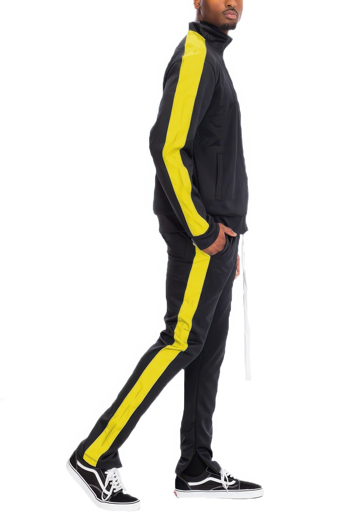 Men's Single Stripe Track Set
