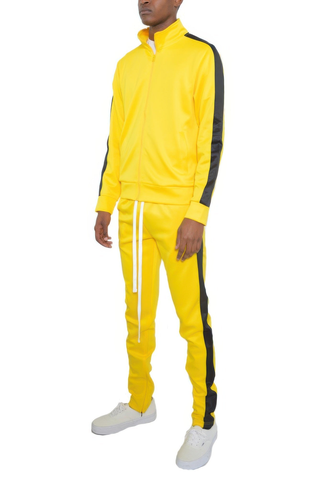 Men's Single Stripe Track Set